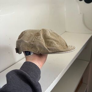 Tan Flat Cap - Classic Driver Hat